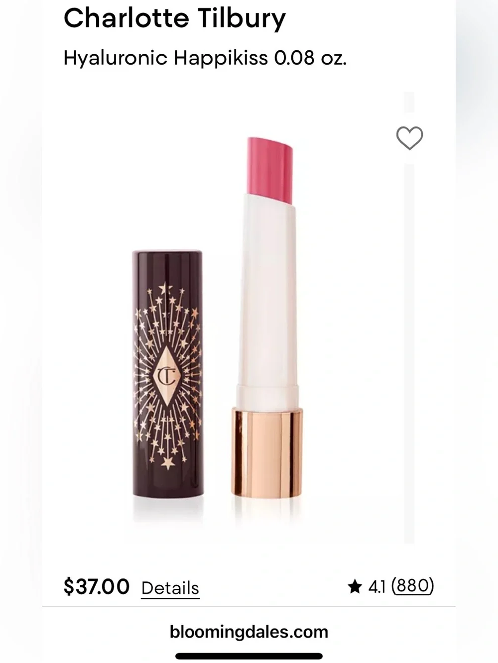 Charlotte Tilbury lightweight balm